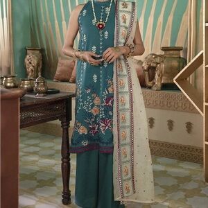 Cross Stitch Embroidered Lawn Suit